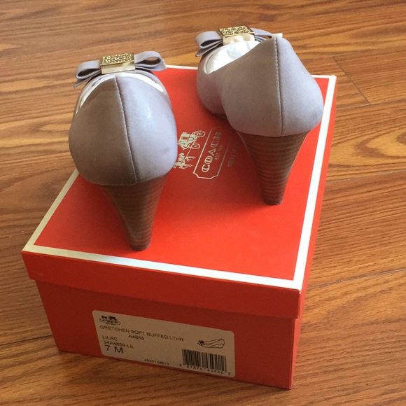 Coach Gretchen wedge soft buffed leather - Picture 5 of 8